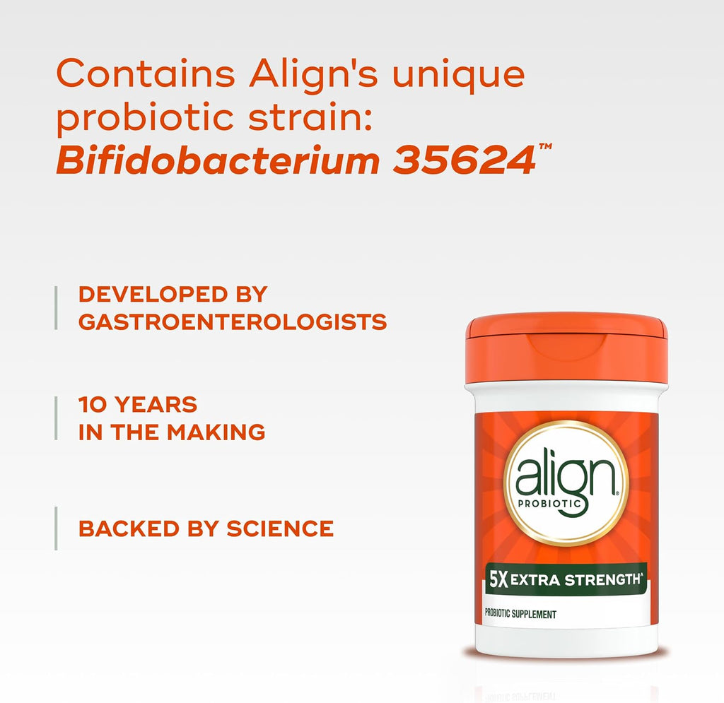 Side profile of Align probiotic container
