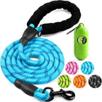 COOYOO 2 Pack Dog Leash 5 FT Heavy Duty - Comfortable Padded Handle - Reflective Dog Leash for Medium Large Dogs with Collapsible Pet Bowl - Image 9