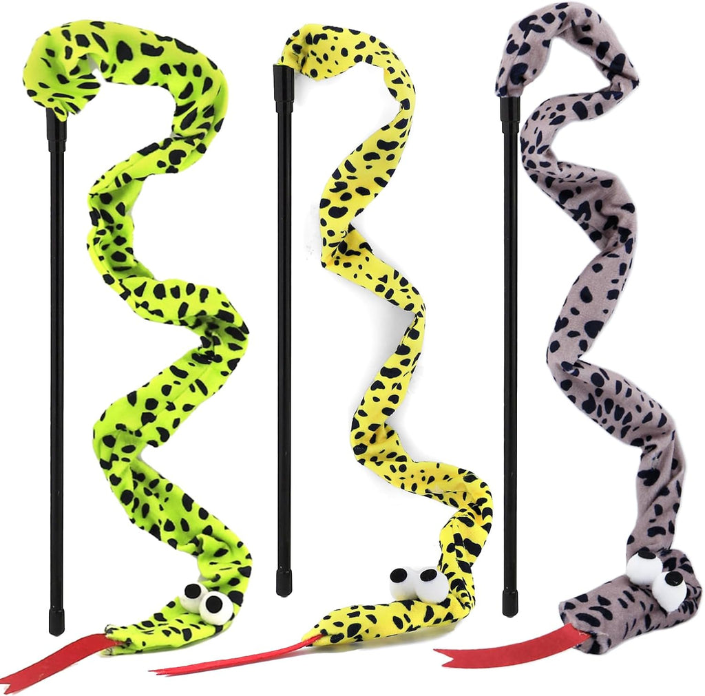 Interactive Cat Toy Wand with Catnip Mouse, Cat Teaser Wand Rainbow String for Bored Indoor Adult Cats and Kittens (2 Pack Mouse) - Image 10