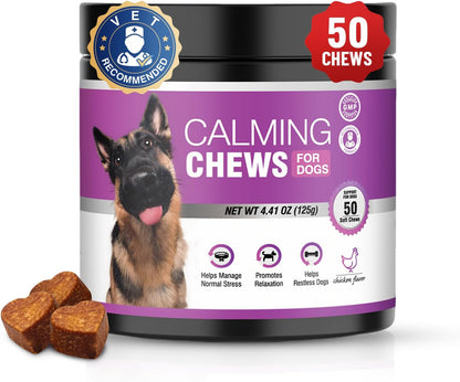 Calming Chews for Dogs 200pc Dog Calming Treat and Bites with Melatonin - Anxiety and Stress Relief Treats for Dogs Puppy Sleep Aid Calm Dog with Noise,Thunder, Barking, Separation,Chewing - Image 10