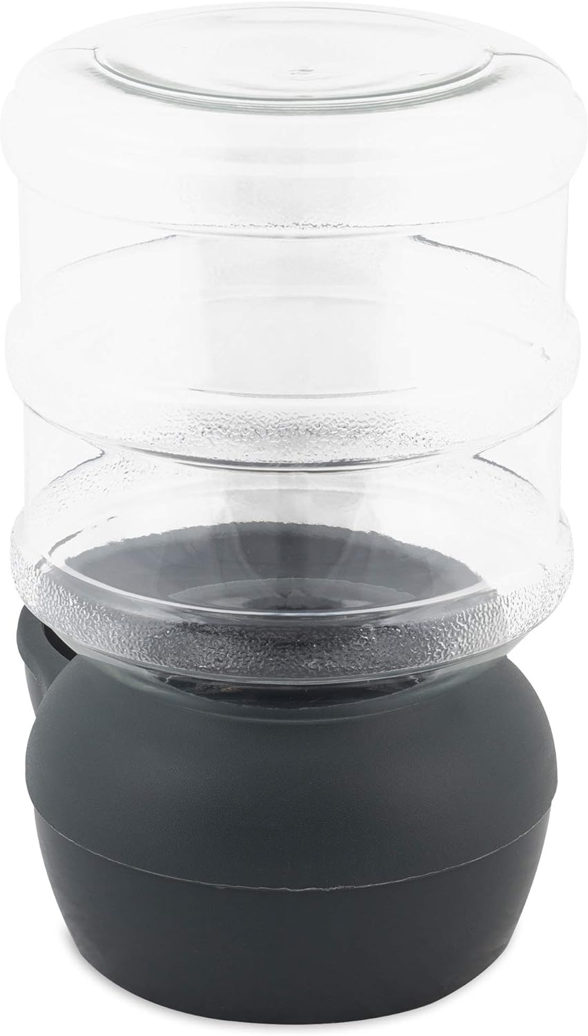 Petmate automatic pet water dispenser top view spill resistant bowl
