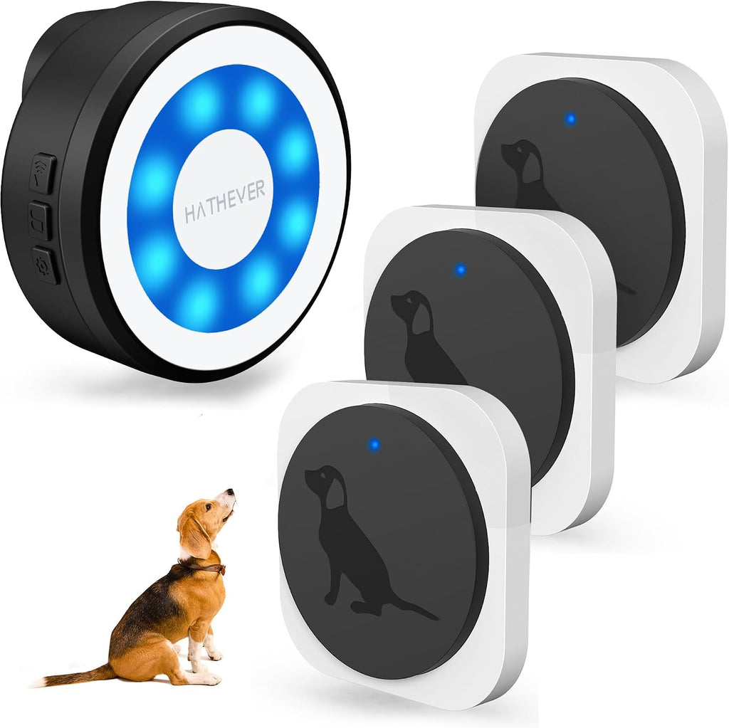 Dog Bells to Go Outside, Wireless Dog Doorbell Operating at 1000 Feet with Chew Resistant IP65 Waterproof Touch Button, CD Quality Sound & 4 Notification Modes - Image 9