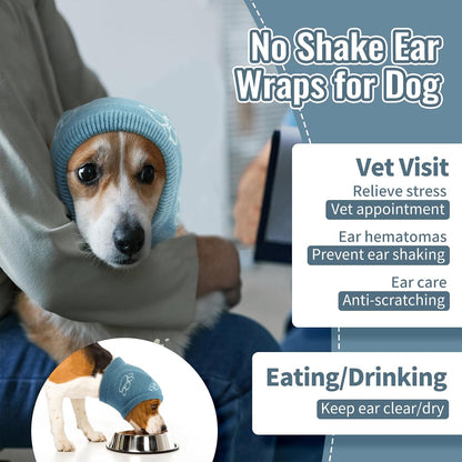 Nanaki dog calming hoodie demonstrating ear coverage for anxiety
