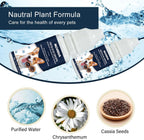 Imported dual bottle pack of advanced lanosterol solution for domestic animal eye care.