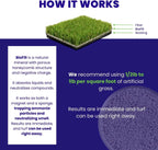 Commercial grade yard odor eliminator bucket for artificial turf maintenance in modern homes