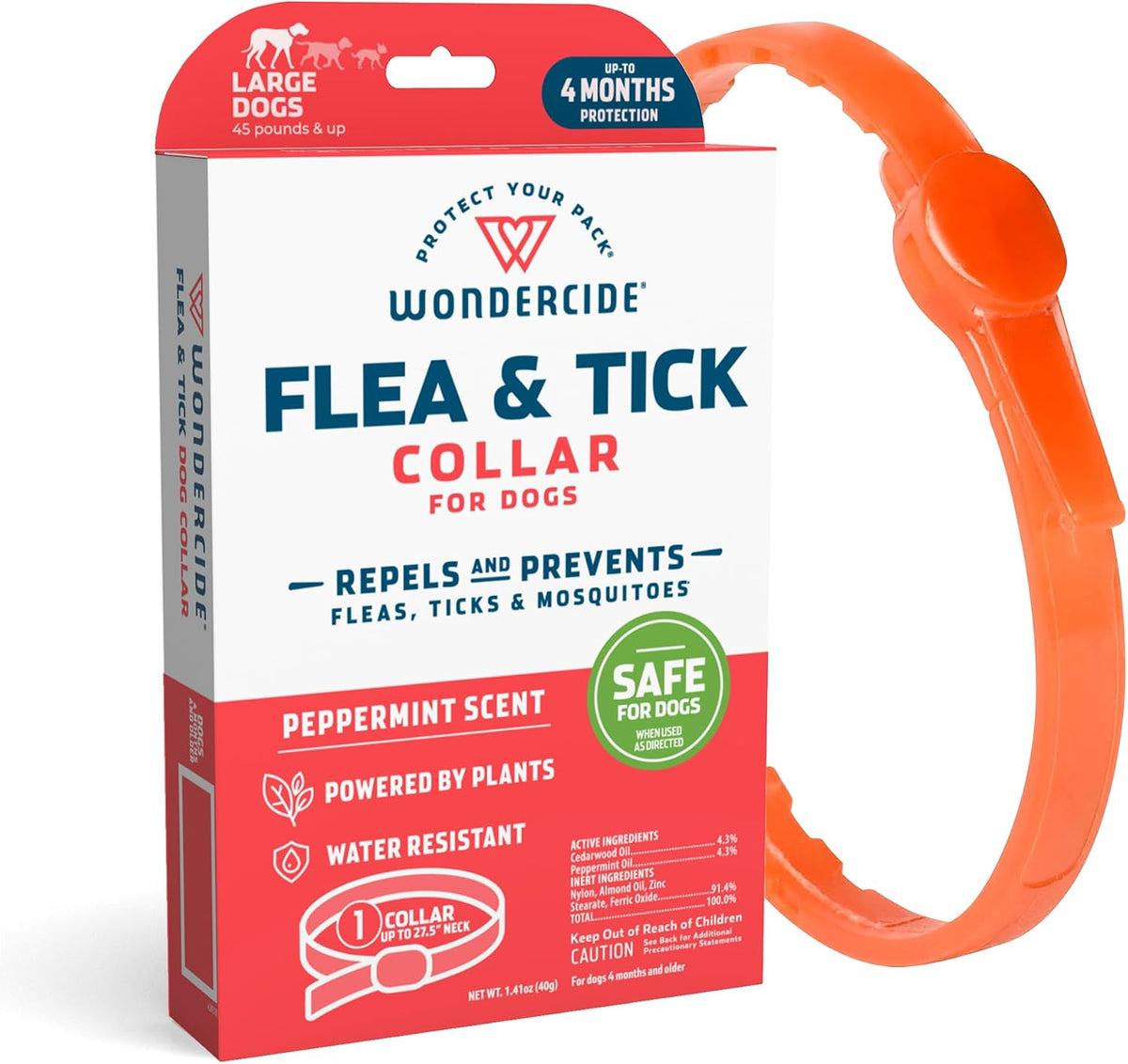 Authentic USA imported wondercide flea collar pack