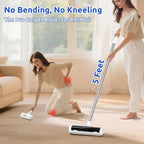 Self-cleaning transparent dust chamber on ACE2ACE carpet roller