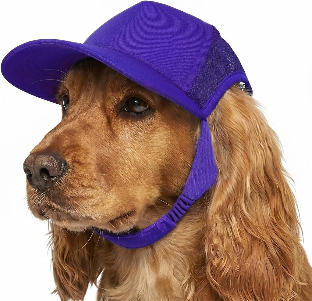 Tuff Pupper Dog Baseball Cap | UV Protection Dog Sun Hat | Breathable Lightweight Design | Secure Adjustable Chin Strap | Quick-Dry Fabric | Reinforced Brim | Small Medium Large Dogs (Red, L) - Image 15