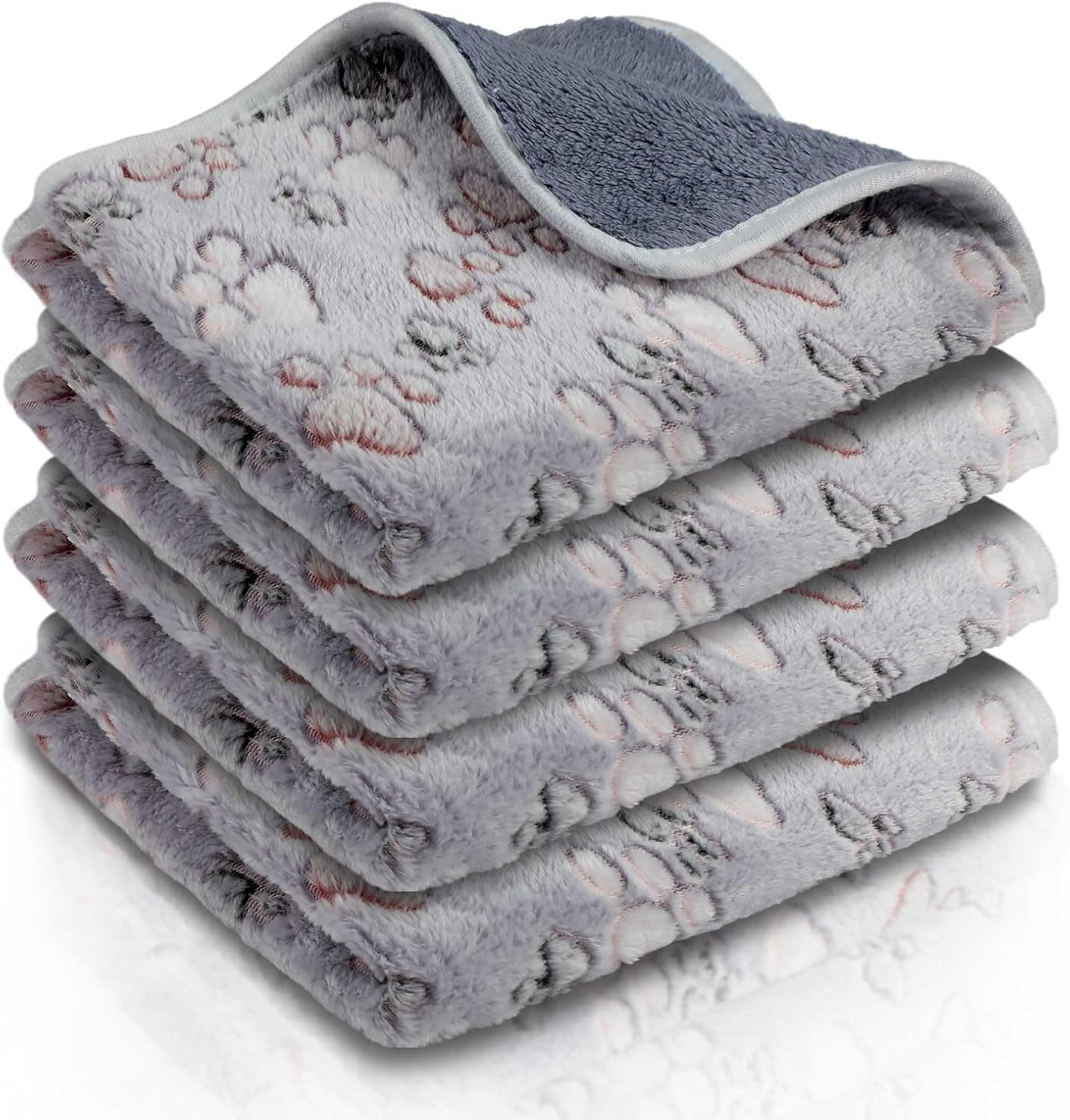 Reginary 4 Pcs Waterproof Guinea Pig Blankets Washable Small Animal Fleece Bedding Absorbent Guinea Pig Cage Liners Reusable Training Pee Pad Pet Sleep Mat for Hamster(Cute Star Pattern,12 x 12 Inch) - Image 14