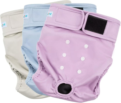 Paw Legend Washable Reusable Female Dog Period Diapers for Heat Doggie Puppy Diapers for Female Dogs (3 Pack,X-Small) - Image 12