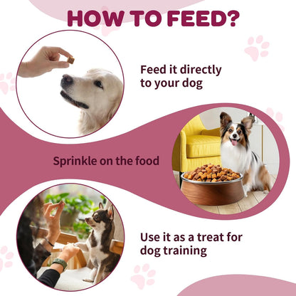 NATURE TARGET Probiotics for Dogs & Digestive Enzymes for Digestive Health - Plus Fish Oil & Vitamins Supplement for Allergies & Immune & Itchy Skin, 120 Chicken Flavor Probiotic Soft Chews - Image 9