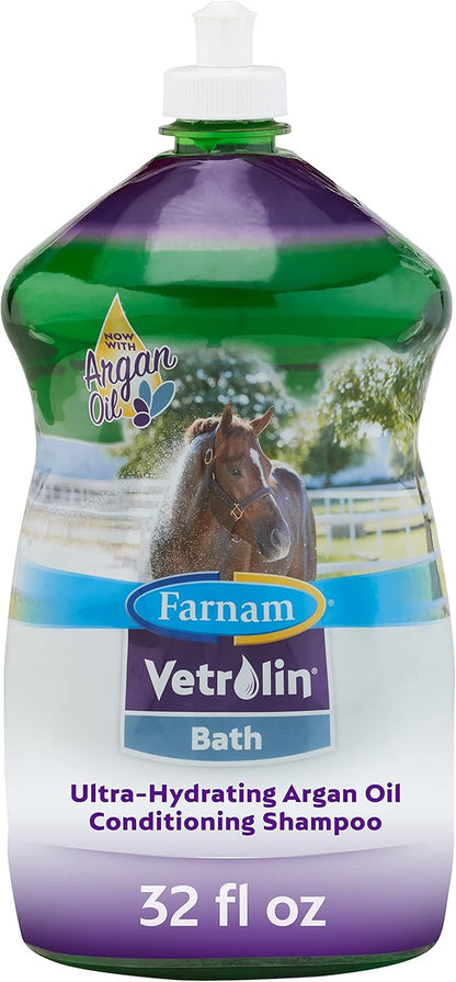 Farnam Vetrolin Bath 32 Fluid Ounces front view packaging