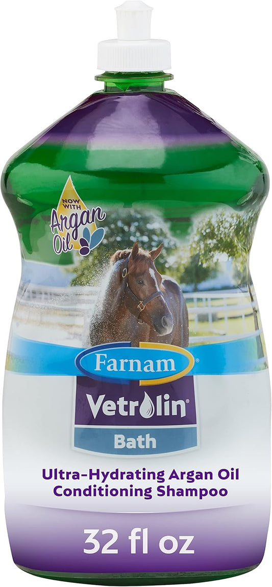 Farnam Vetrolin Bath 32 Fluid Ounces front view packaging