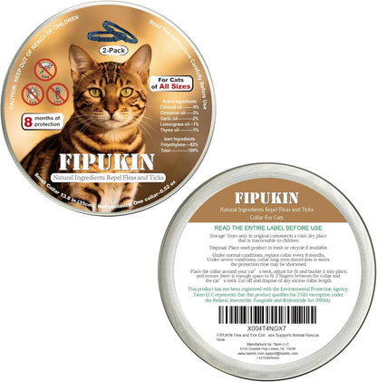 Cat grooming comb included with Monipgu collar set