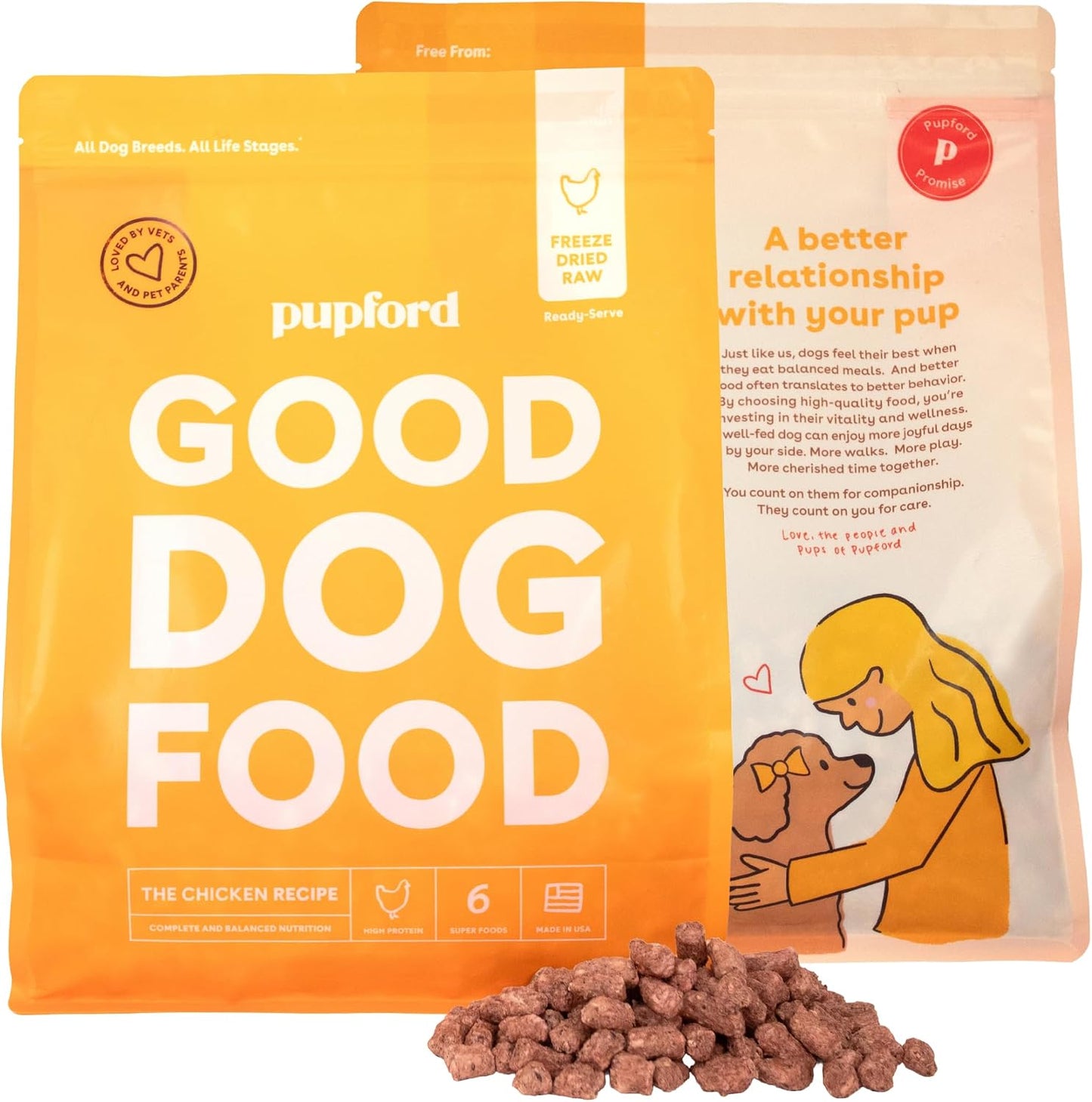 Pupford Good Dog Food, Freeze-Dried Raw, High-Protein, Superfood Ingredients, Vet-Approved, No Fillers or Artificial Additives (Beef Recipe, 25 oz) - Image 10
