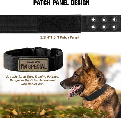 Periflowin heavy duty dog collar soft padding layer