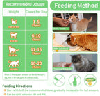 Authentic USA imported cat flea prevention jar on table