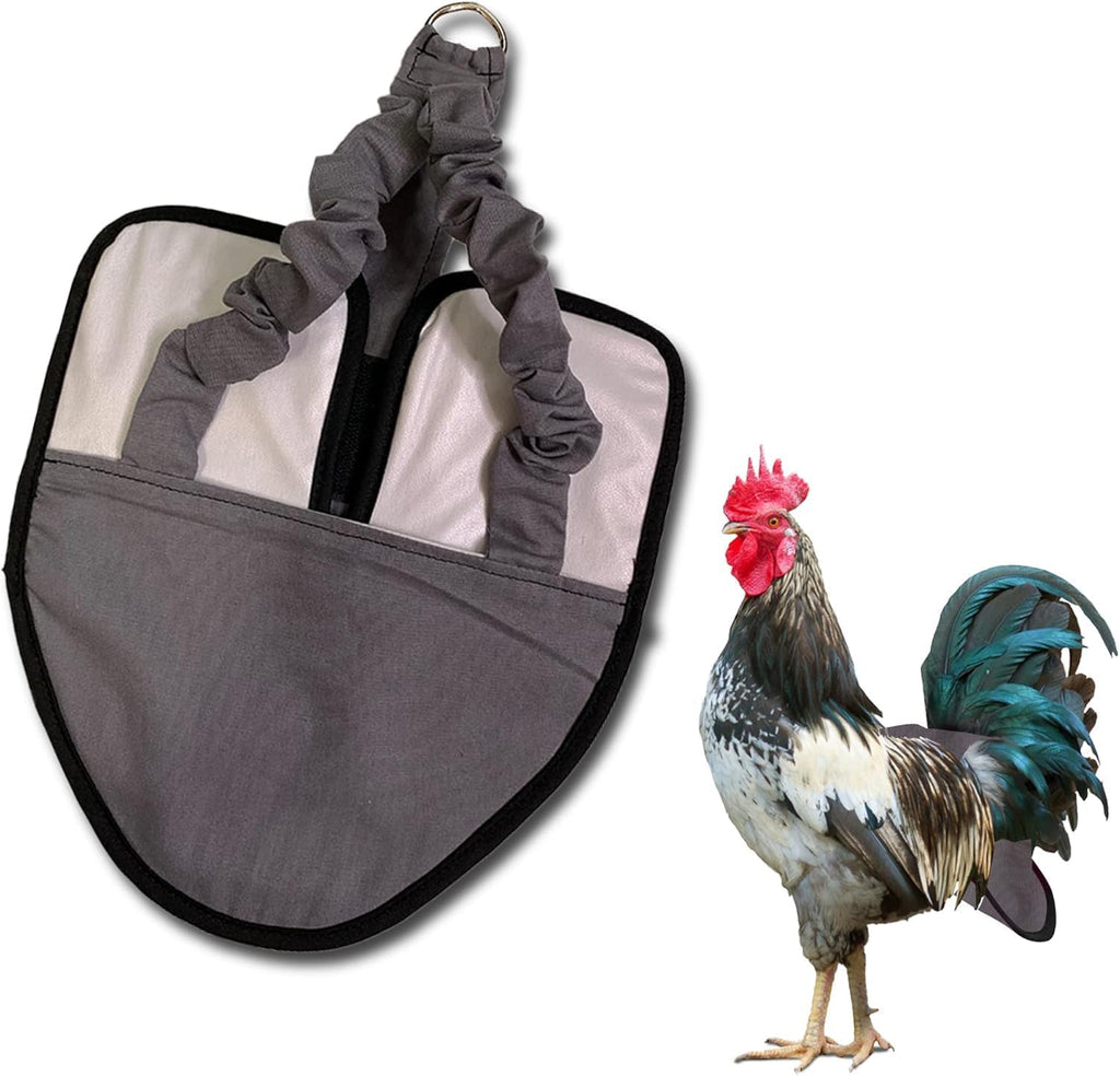 Hen Holster Premium Starter Kit - Bird Diaper, Wrap Around for Hens, Roosters, Ducks - Leak-Proof, Comfortable Bird Harness with Sewn-in Liner, Secure Hook & Loop Closure - Large, Black - Image 12
