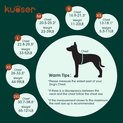Kuoser pet life preserver side view adjustable orange swimming jacket