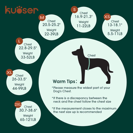 Kuoser pet life preserver side view adjustable orange swimming jacket
