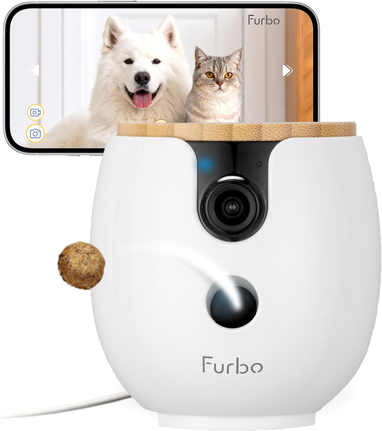 Furbo Mini 360 Degree 2K QHD Smart Pet Camera front view