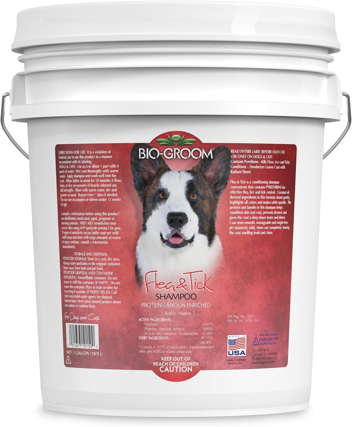 Bio-Groom Flea & Tick Dog Shampoo - Flea and Tick Prevention for Dogs, Cat Flea Treatment, Cruelty-Free, Made in USA, Natural Tick Repellent, Protein-Lanolin Shampoo - 12 fl oz 1-Pack - Image 11