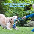 Extra large multi knotted cotton chew toy for aggressive chewing dogs
