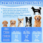 Medium size male dog belly bands close up of adjustable fasteners
