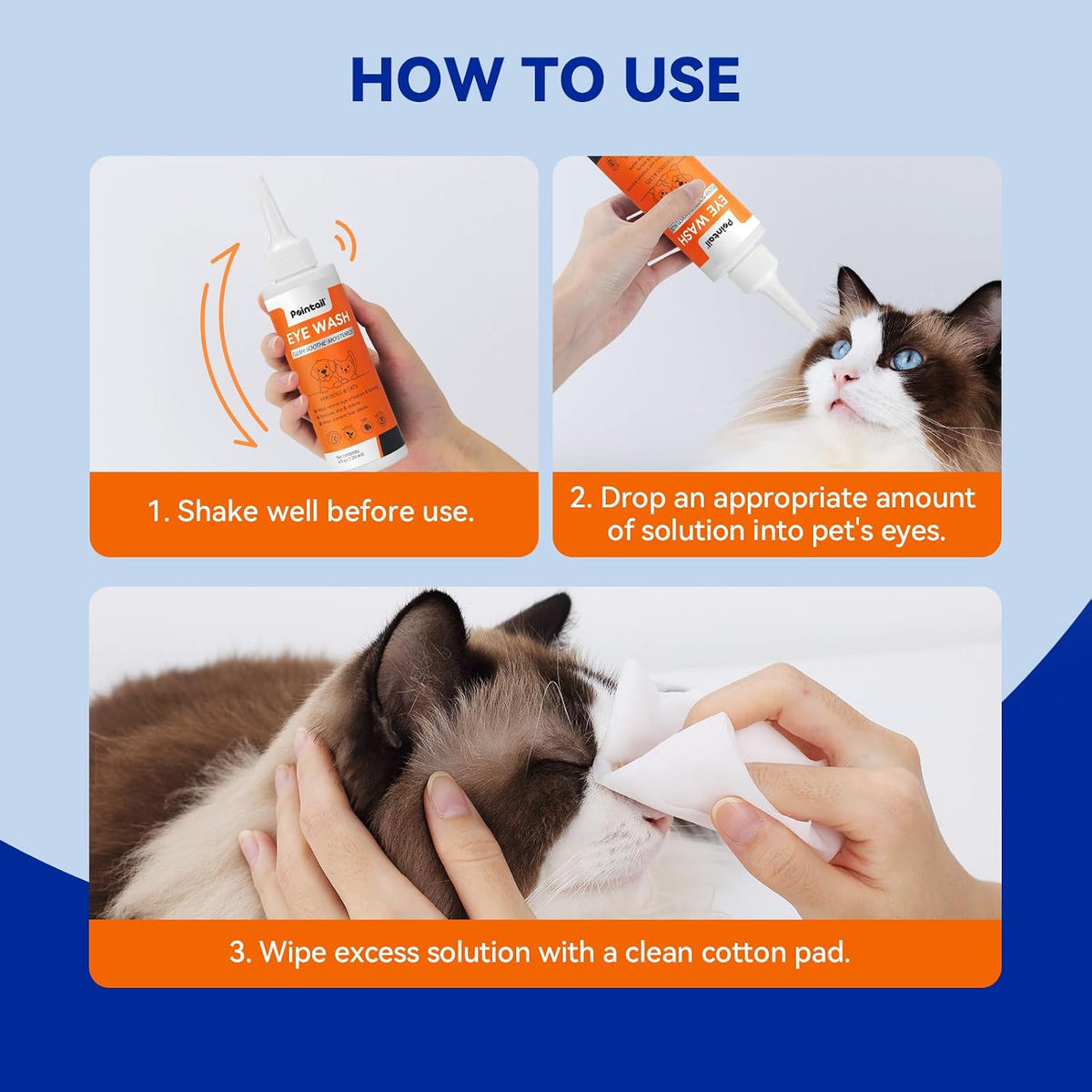 Beloved Pets non toxic pet eye care rinse for dogs and cats