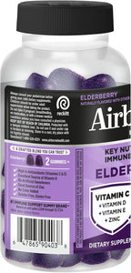 Airborne Elderberry + Zinc & Vitamin C Gummies For Adults, Immune Support Vitamin D & Zinc Gummies With Powerful Antioxidant Vitamins C D & E - 50 Gummies, Elderberry Flavor - Image 14