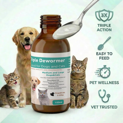 USA imported Petcci fast acting deworming solution for puppy and kitten