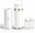 Baby Brezza All Day Portable Breastmilk Cooler soft white front view
