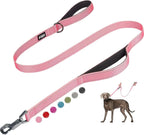Fida 4 FT Heavy Duty Dog Leash with 2 Comfortable Padded Handles, Traffic Handle & Advanced Easy Snap Hook, Reflective Walking Lead for Large, Medium & Small Breed Dogs (4 FT x 1" Wide, Black) - Image 13