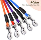 Lynxking orange dog check cord leash floating on water during outdoor beach training.