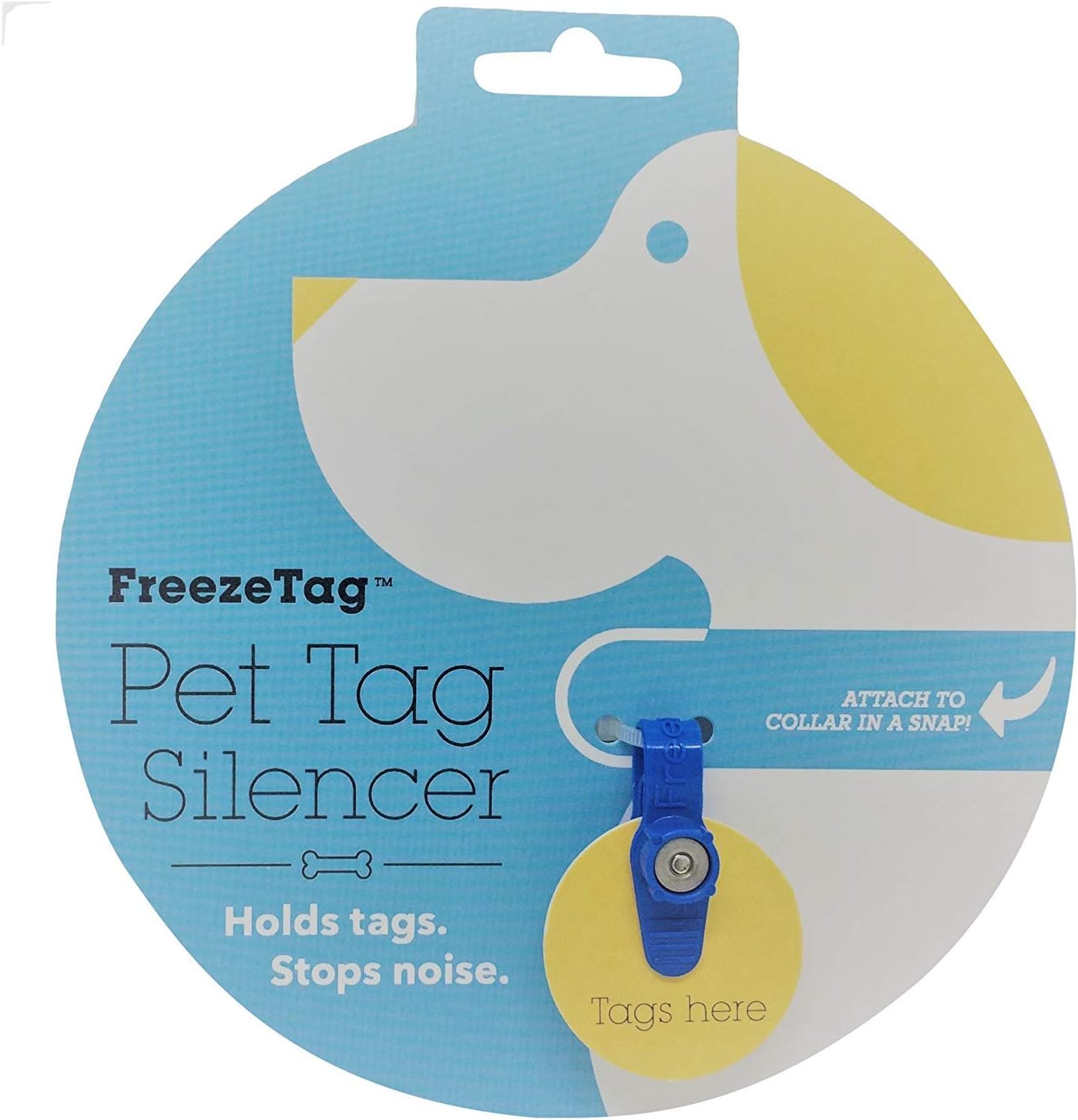 Durable smell resistant pet id tag silencer for dogs and cats