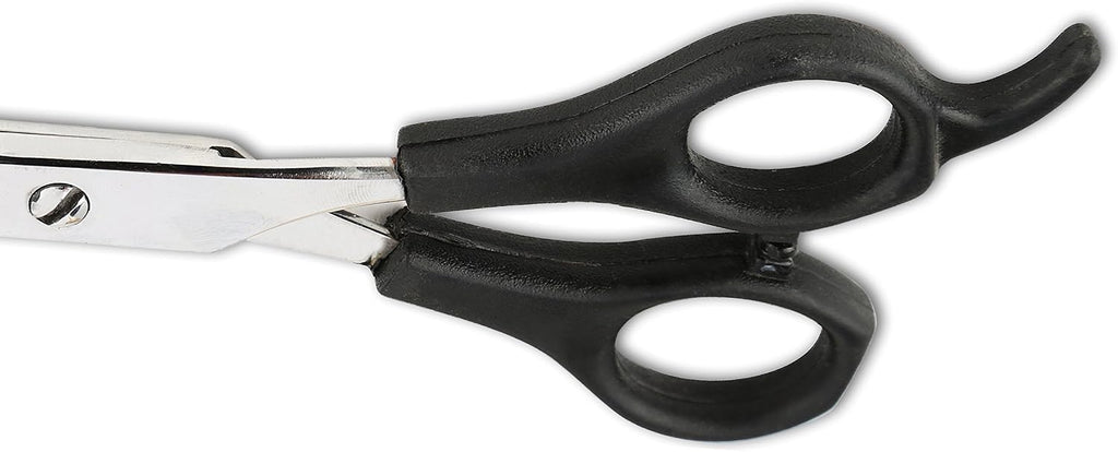 Laazar stainless steel pet grooming shears with finger rest