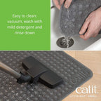 Non-slip backing view of the Catit cat litter mat