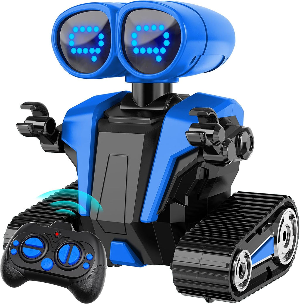 MindPal blue remote control robot toy front view