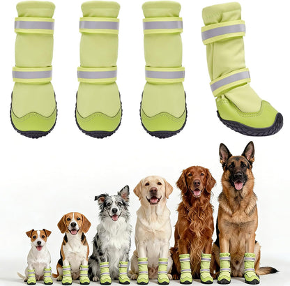 Dual strap closure system on Dimicoo dog footwear
