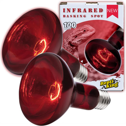 Reptiking 100 Watts basking spotlight for terrarium heating setups