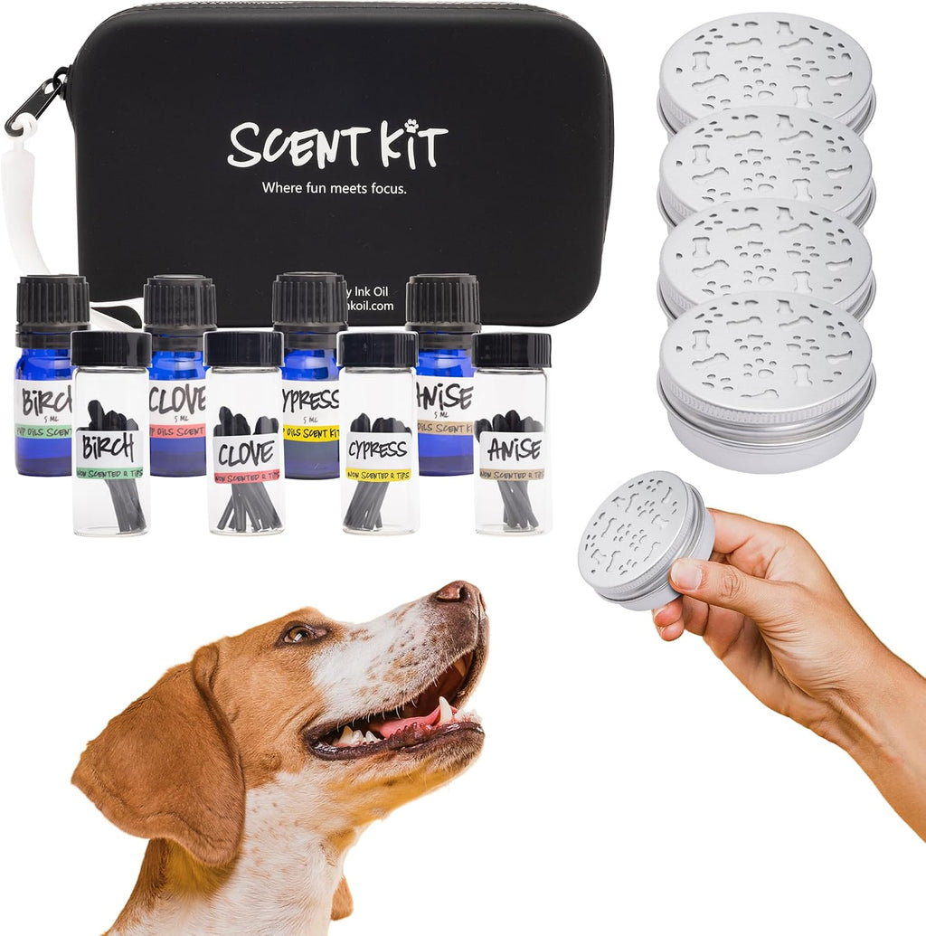 Ink Oil Scent Tin for Dog Training | Dog Scent Training Box | Scent Work Training Kit for Dogs | Weight 3.5 oz | Ideal for Canine Scent Detection Training | Scent Training for Dogs |10 Pcs Per Pack - Image 9