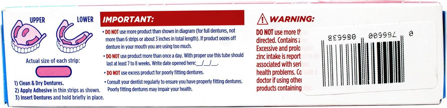 Fixodent Complete Original Denture Adhesive Cream 2.4 Oz - Image 4