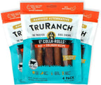 TRURANCH Collagen Rolls - 6" Collagen Rolls for Dogs - Long Lasting Healthy Joint Support Dog Treat - Rawhide Alternative - Skin & Coat Health - Made with Real Bully, 1 Bag, 4 Count - Image 11