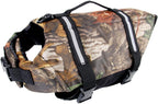 Yoyoung camouflage dog life vest packaged for outdoor swimming and boating