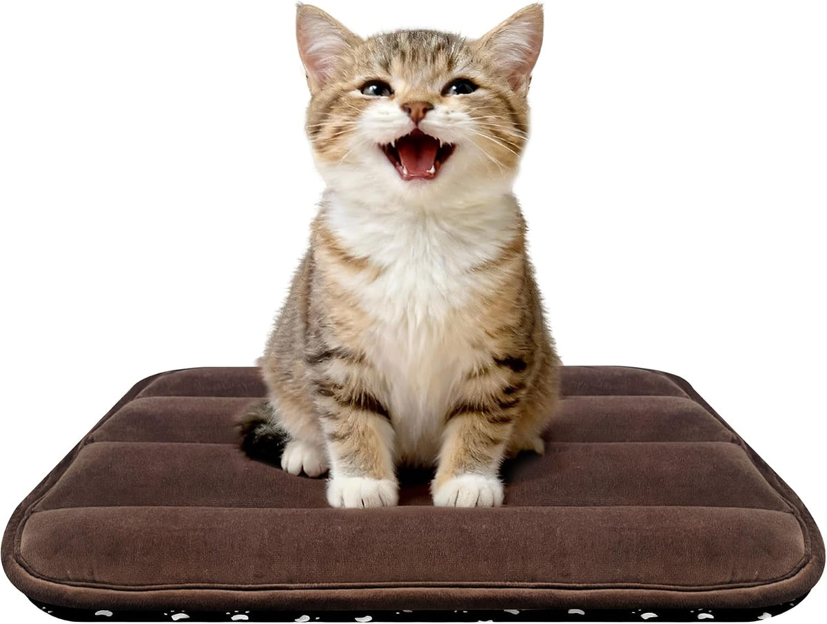 Dog Bed Mat for Crate, Soft Kennel Pad, Durable Comfort Mat for Dogs and Cats, Home and Crate Use (Gray, 18"*14"*1.5") - Image 13