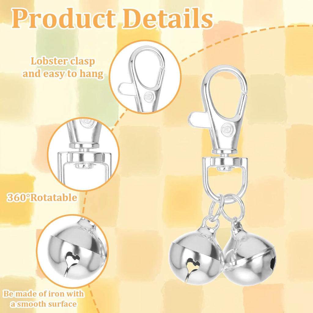 JJUNW mini pet collar tracking accessories attached to an adjustable dog harness