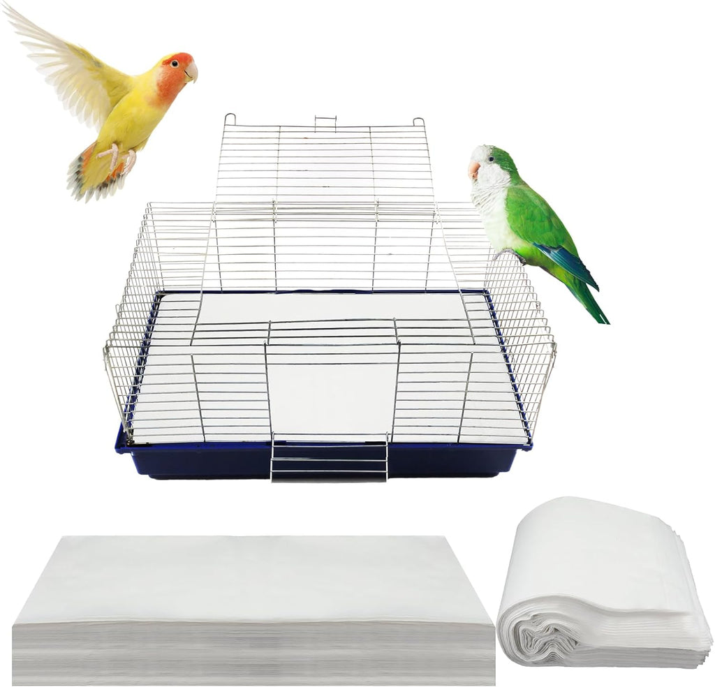 Buryeah disposable bird cage tray liners front view packaging