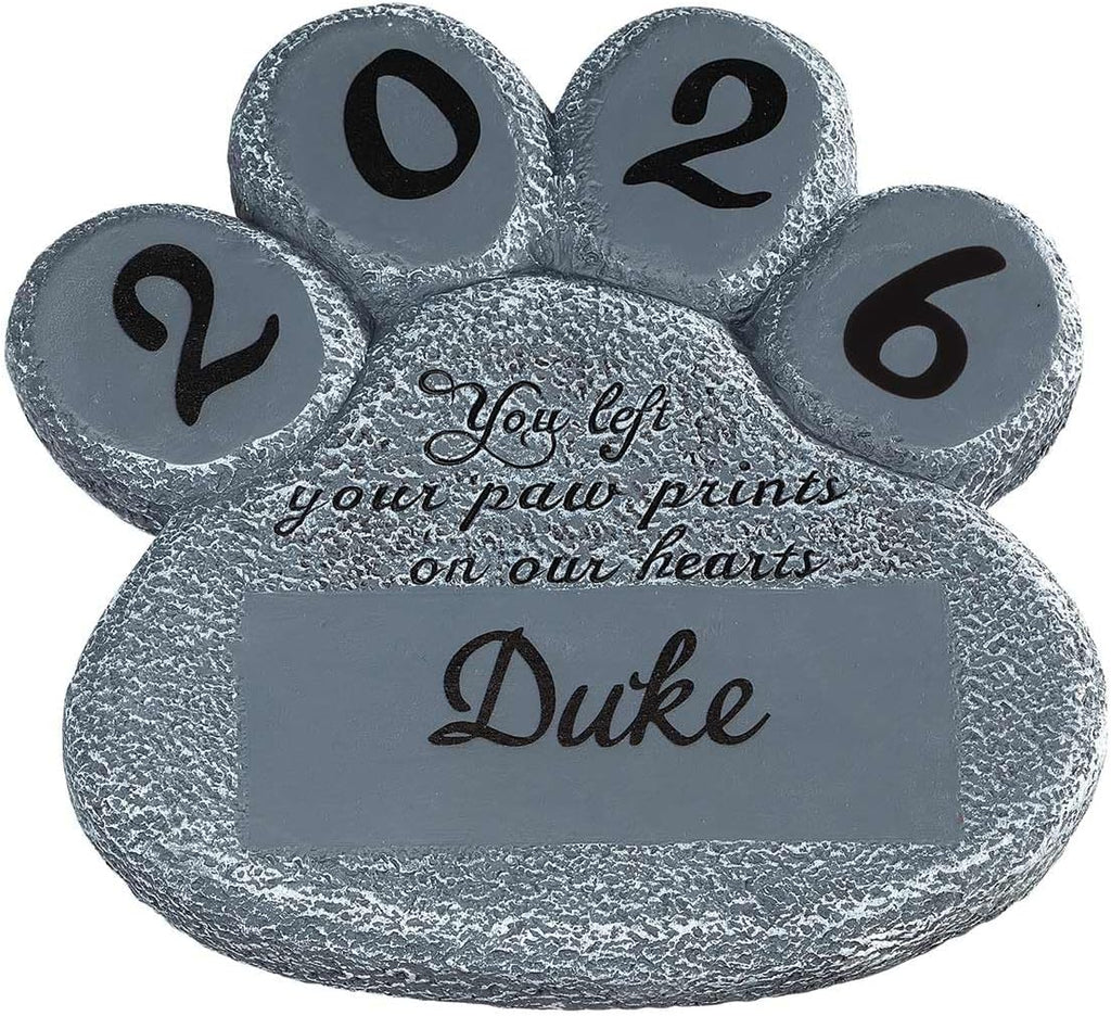 Fox Valley Traders Custom Forever Pet Memorial Garden Stone, Customized Indoor/Outdoor Dcor, Crafted with 100% Resin, Loss of Pet Sympathy Gift - Measures 12" Long x 7 1/2" Wide x 1/2" High - Image 12