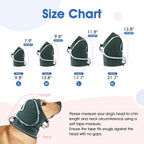 Morvigive anti anxiety ear wrap for dogs sound absorbing padding