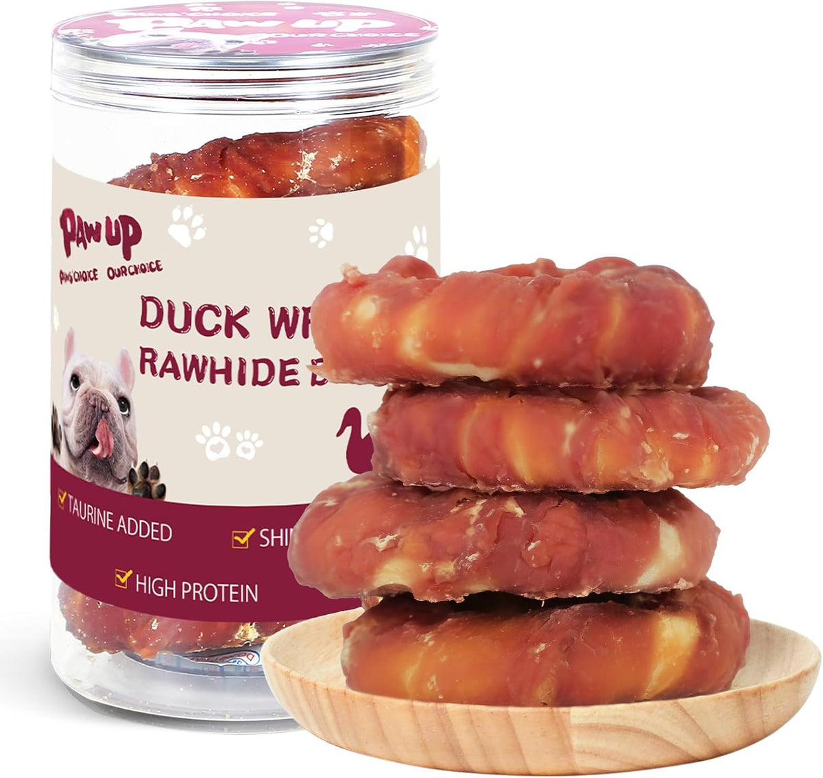 PAWUP Dog Treats Chicken Wrapped Rawhide Sticks Long Lasting Dog Chews, Natural Snacks for Medium Large Dogs w/Taurine,12.5 oz (25-30 Count) - Image 11
